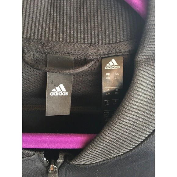 Adidas Men s Climawarm Black Front Zip Up Jacket Size 2XL - Picture 5 of 9